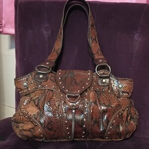 Cripple Creek Snake Print Bag